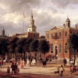 Independence Hall in Philadelphia by Ferdinand Richardt, 1858-63