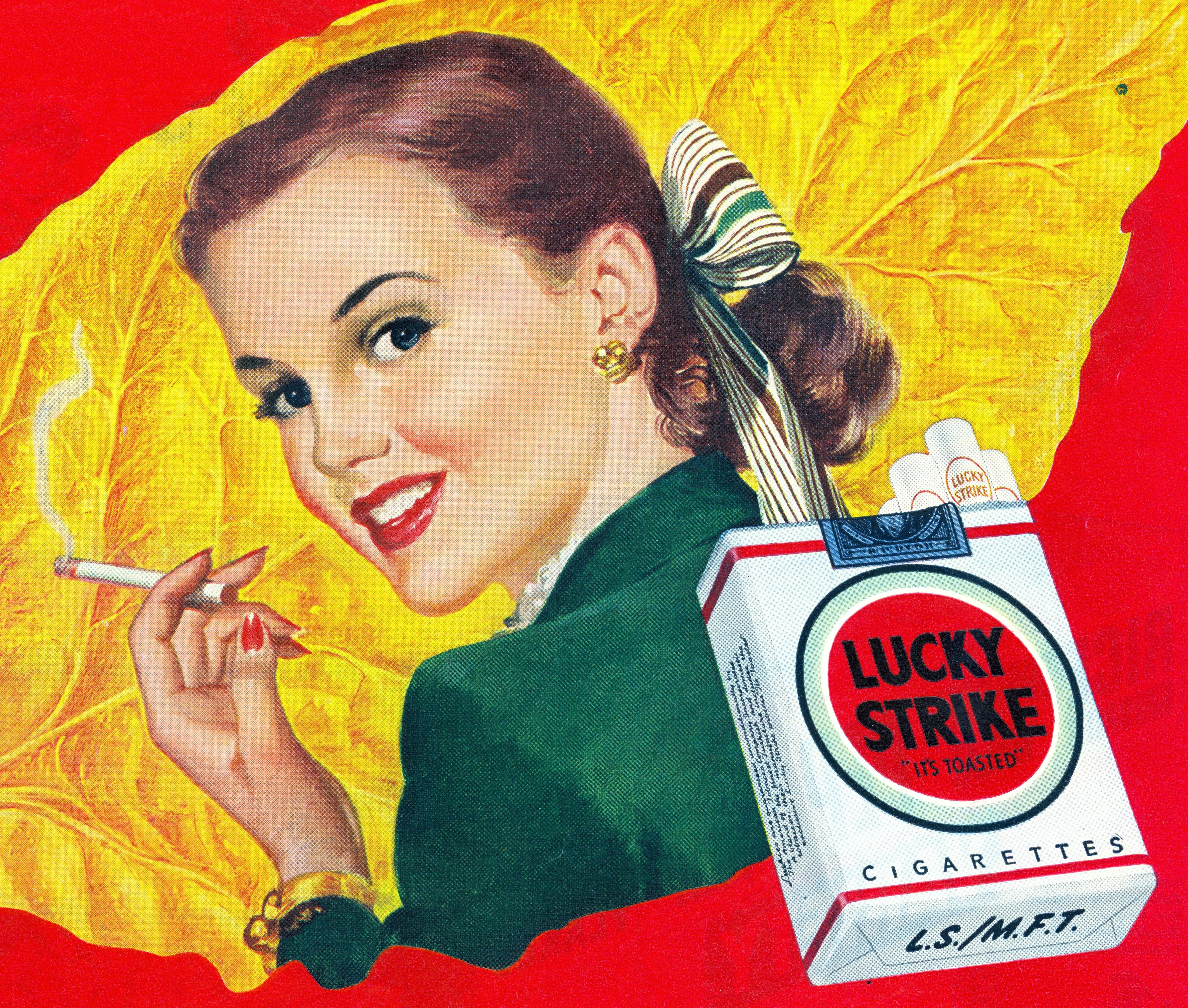 Lucky Strike ad - 1948