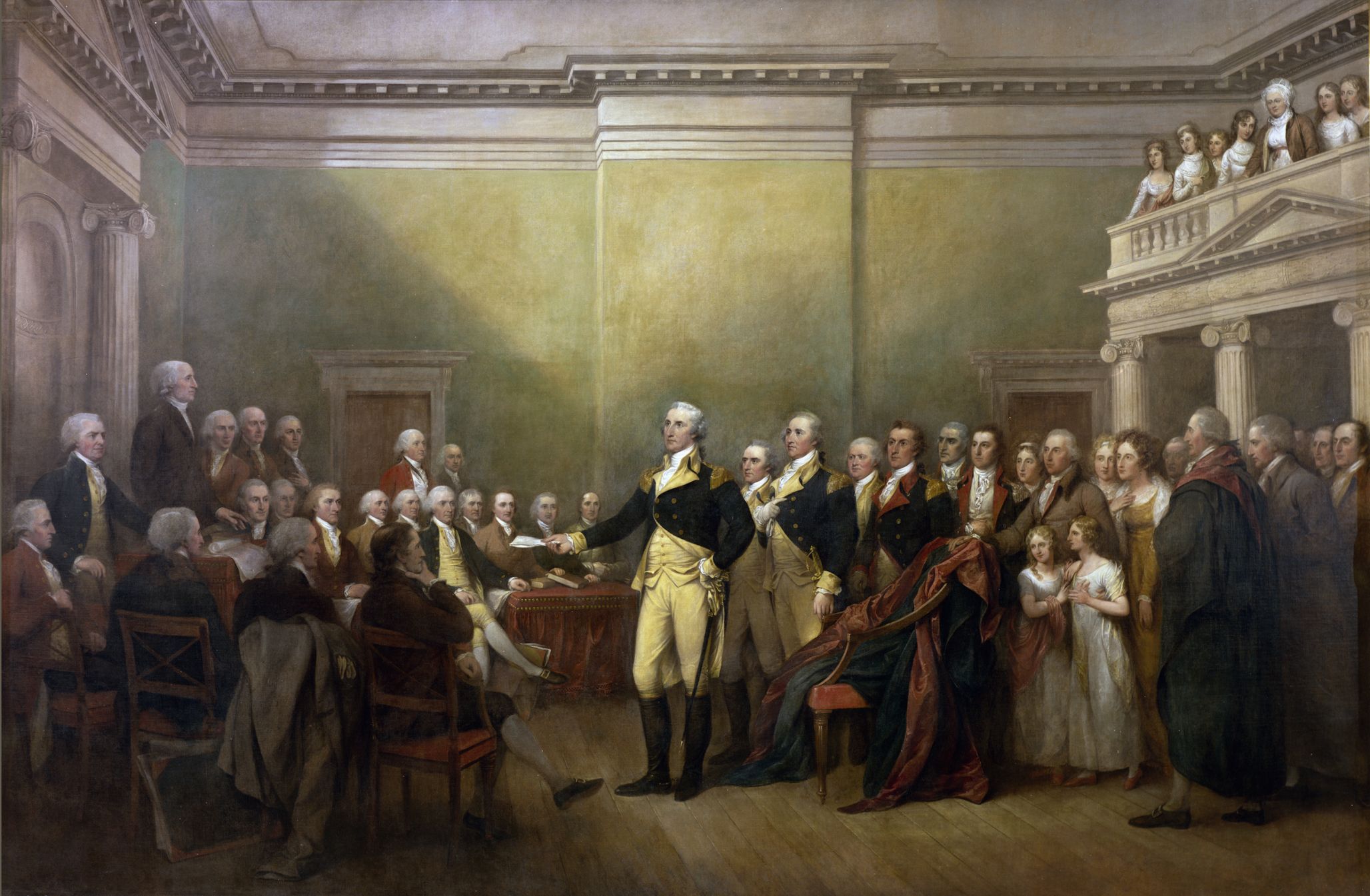 General George Washington Resigning His Commission, John Trumbull, 1826