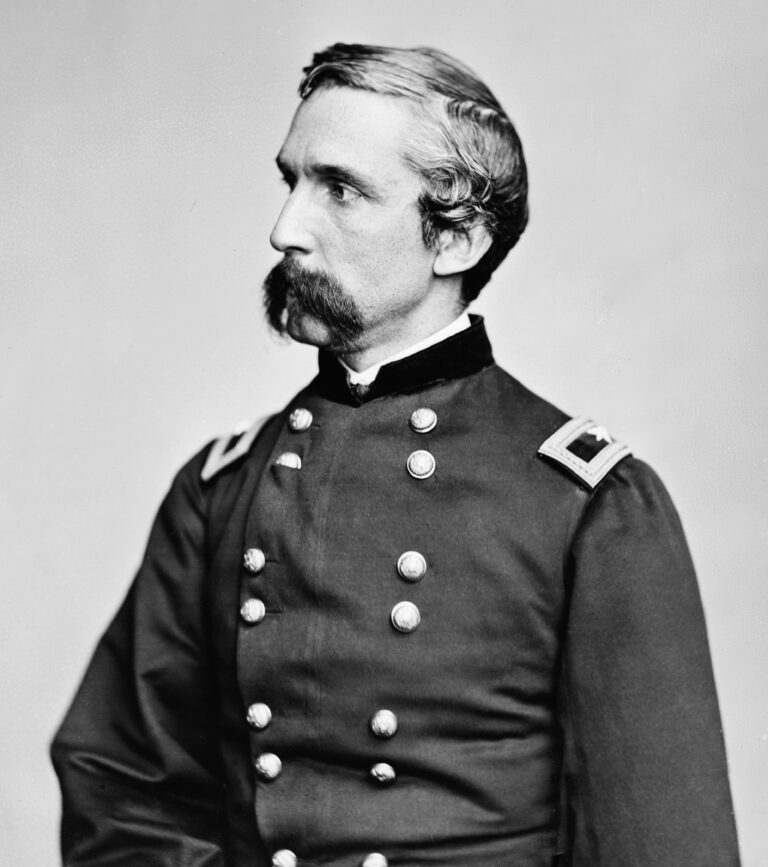 A portrait of Joshua Lawrence Chamberlain