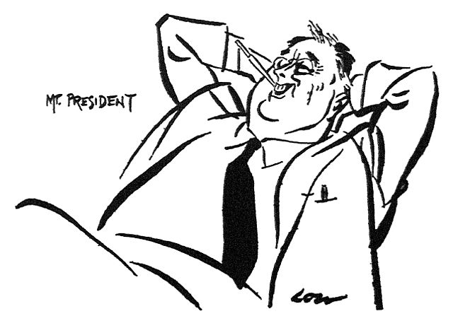 Cartoon of President Frankin Delano Roosevelt