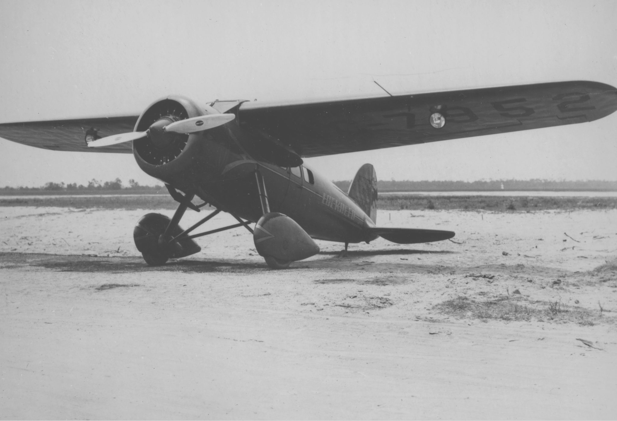 Amelia Earhart's Lockheed Vega 5B plane in 1932