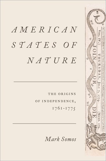 The book cover of American States of Nature by Mark Somos