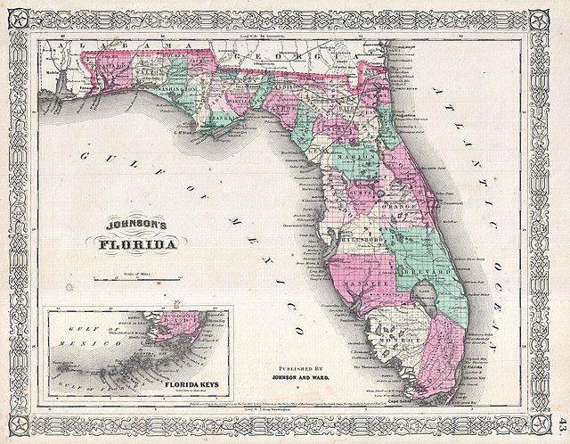 A map of Florida