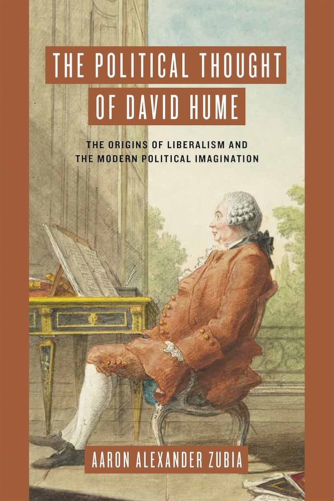 A cover of Aaron Zubia's book The Political Thought of David Hume