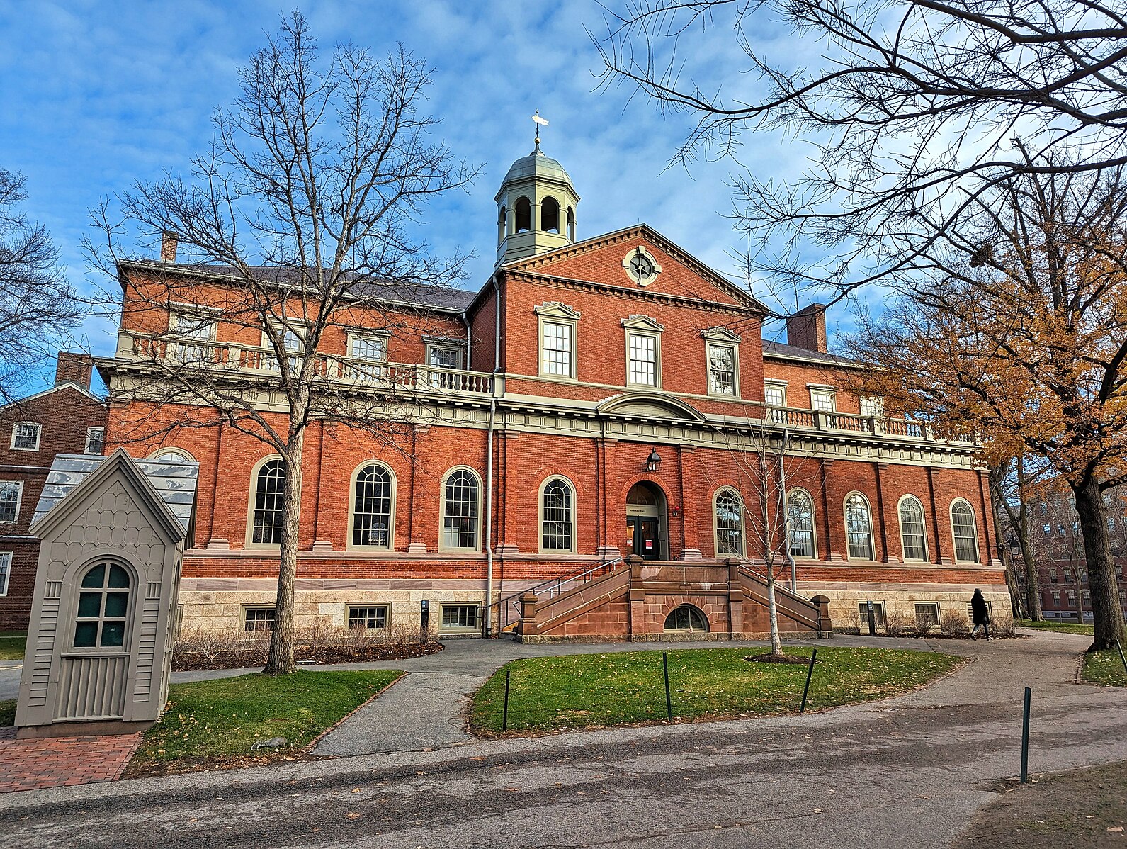 Harvard Hall at Harvard University