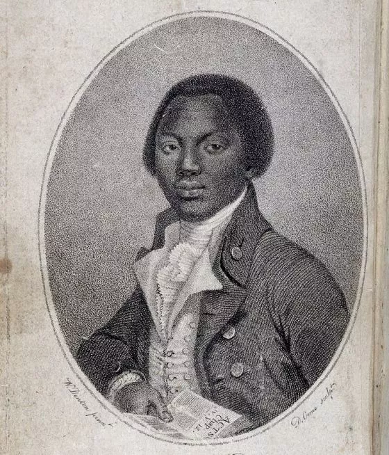 A portrait of Olaudah Equiano