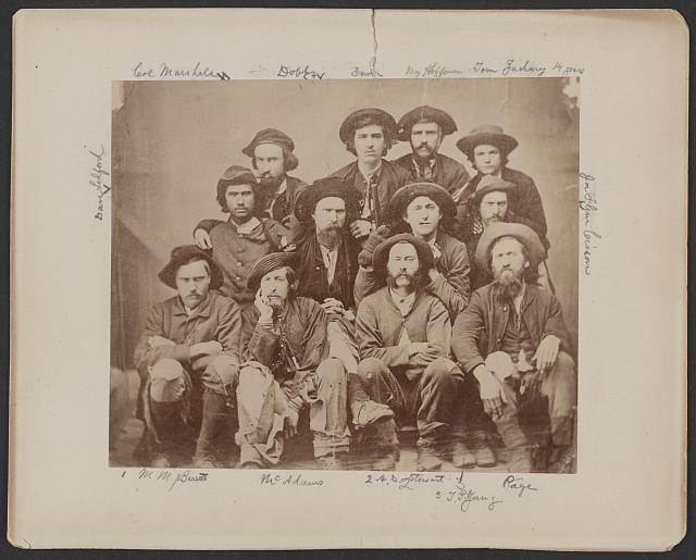 The picture depicts fugitive federals from South Carolina