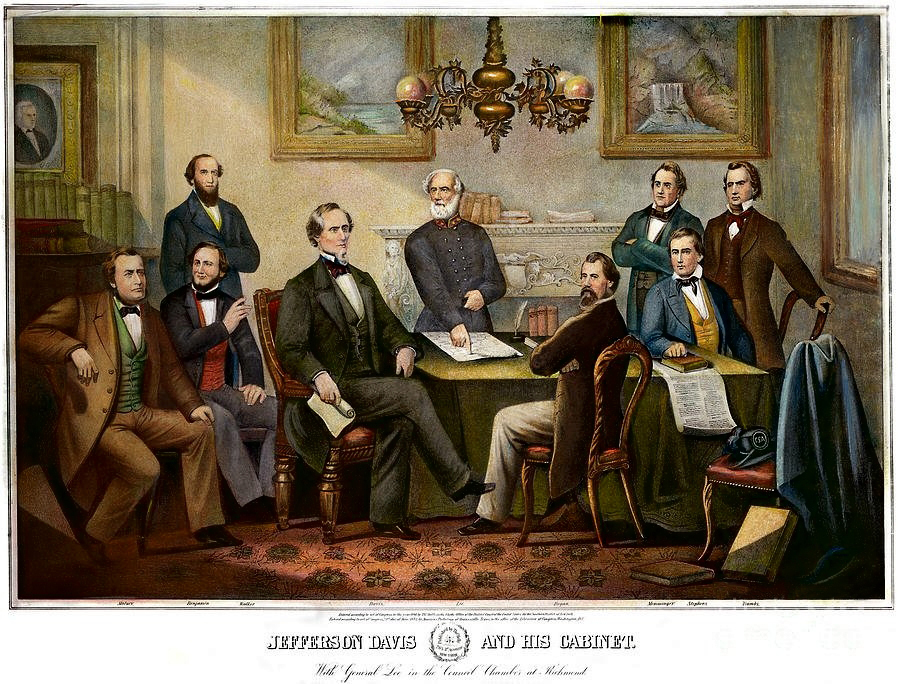 Jefferson Davis and his cabinet